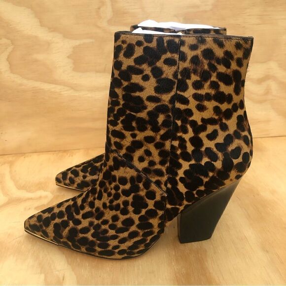 Tory Burch Genuine Calf Hair Pointed Toe Lila Bootie Women’s Size 7.5 - Picture 4 of 10